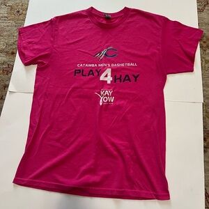 Gildan Catawba College Indians (NC) “Play4Kay” Breast Cancer Awareness Shirt M